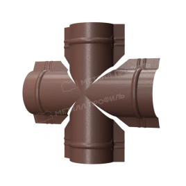 Четверник для круглого конька R110 (VikingMP-01-8017-0.45)