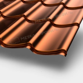 Металлочерепица МП Ламонтерра (AGNETA-20-Copper\Copper-0.5)